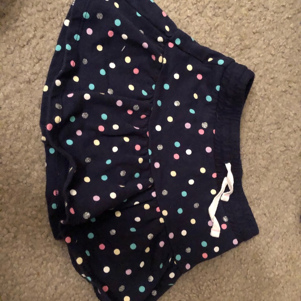 Polka dot skort